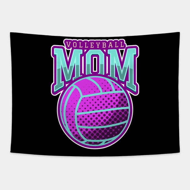 volleyball mom Tapestry by Jess B Prints