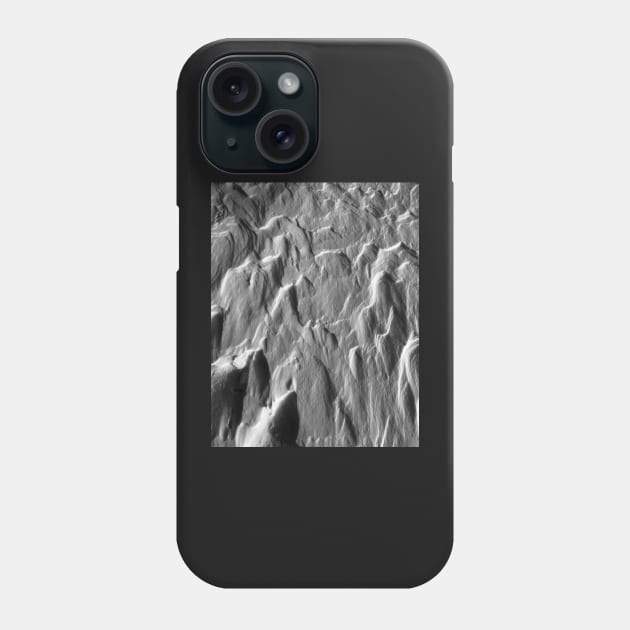 Snowy ridges, icy textures Phone Case by fparisi753