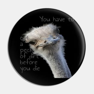 You Have To Eat A Peck Of Dirt Before You Die Pin
