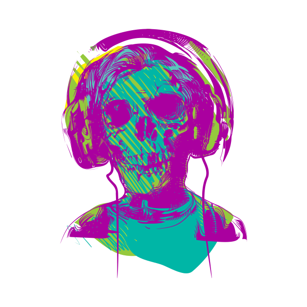 Zombie Music Lover by Digster