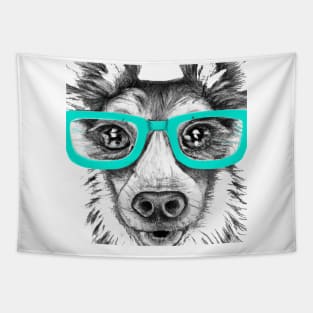 Dog design Tapestry