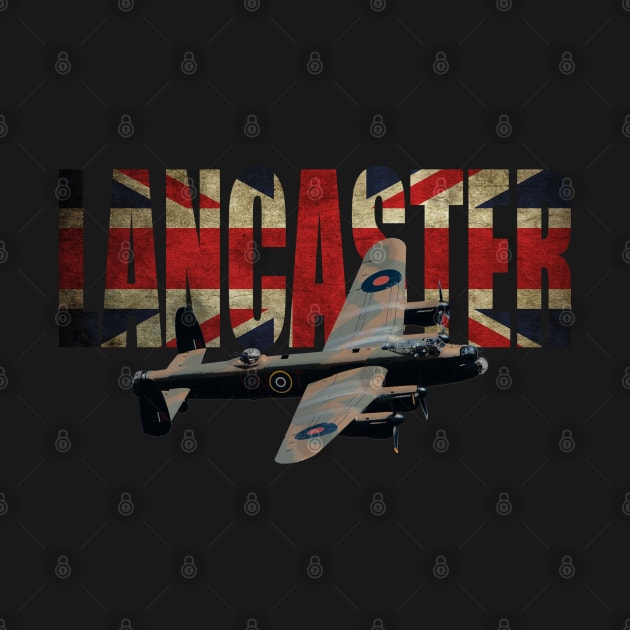 WW2 RAF Lancaster Bomber Plane by Dirty Custard Designs 