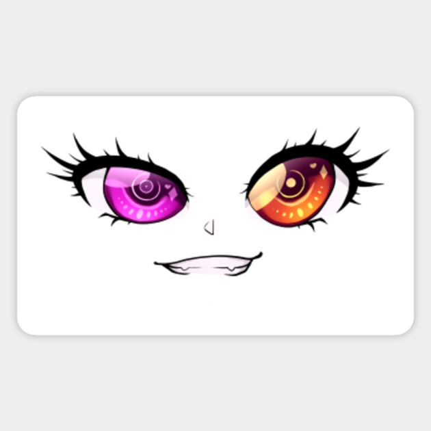 Crazy Anime Eyes Anime Sticker Teepublic,Preliminary Drawings Were Once Called