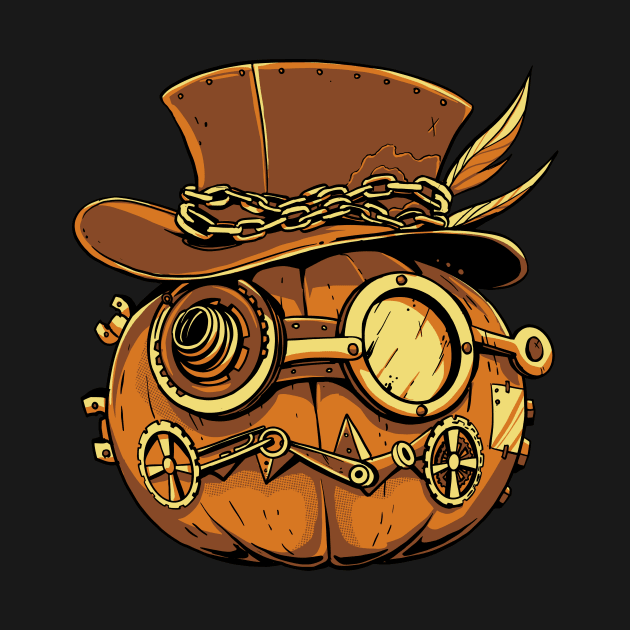 Steampunk Halloween Pumpkin by HAPPY GIFTS K