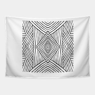 Line pattern Tapestry