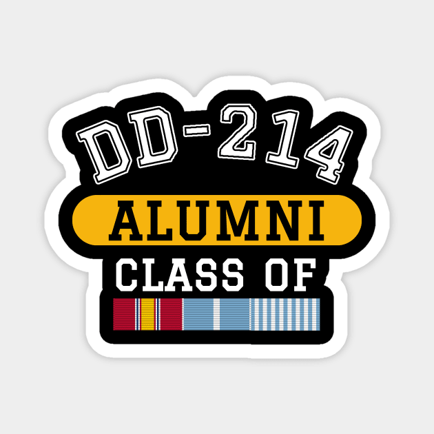 DD-214 Alumni Class of Korean War Veteran Pride Magnet by Revinct_Designs