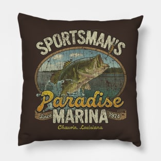 Sportsman's Paradise Marina 1974 Pillow