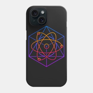 EDM Sacred Geometry – Atom Molecule Phone Case