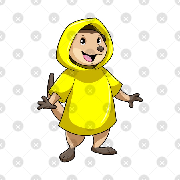 Meerkat with Raincoat by Markus Schnabel