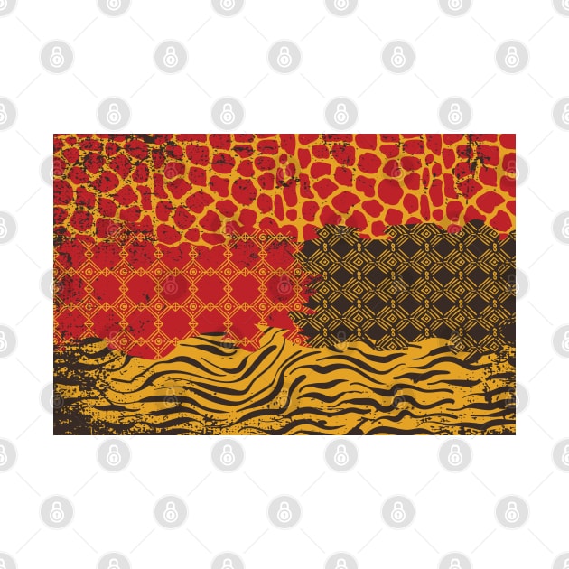 Multicolor Safari Animal Print by machmigo