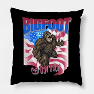 Bigfoot country Pillow