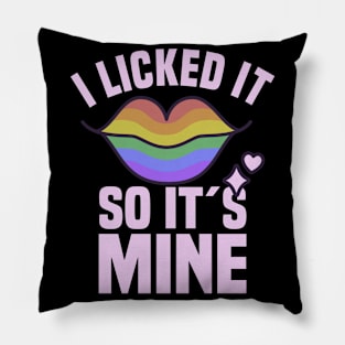 Pride Gay LGBT Lesbian Rainbow Flag Bisexual Queer Pillow