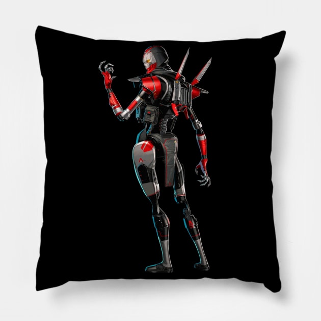 Apex Legends Revenant 2.0 Pillow by Paul Draw