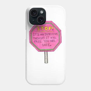 Intrusive thoughts Phone Case