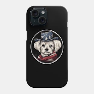 Maltese 4th of July Phone Case