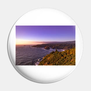 Aerial view of Trinidad State Beach Pin