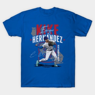 Enrique Hernandez Los Angeles D Cartoon Baseball Shirt