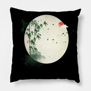 The Mountain Moon Tree Pillow