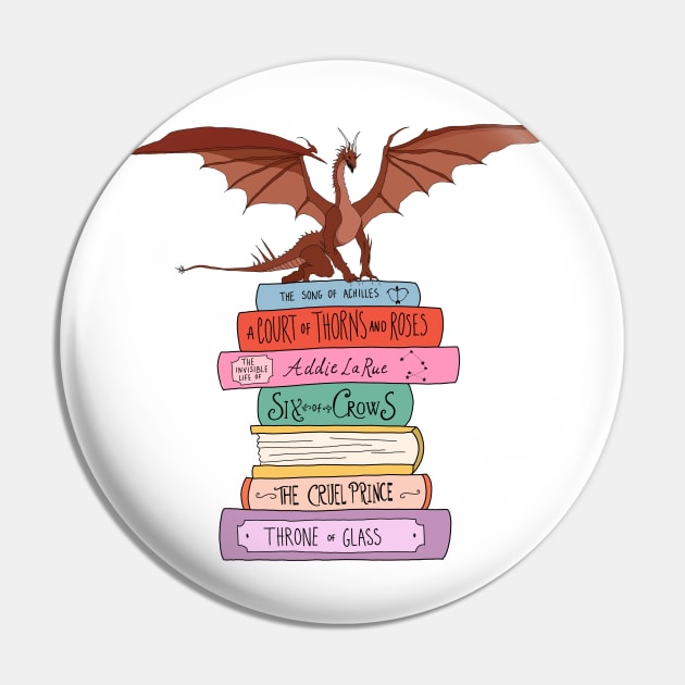 Fantasy book stack Pin by bookloversclub