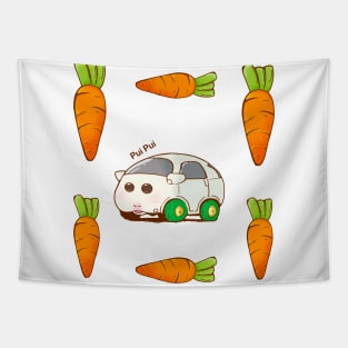 Pui Mol car_Shiromo Tapestry