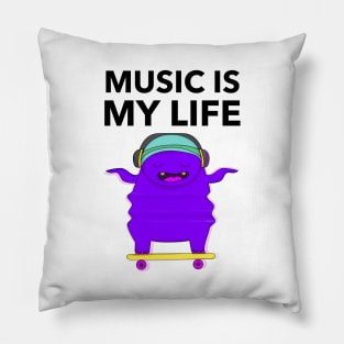 Music Is My Life Pillow