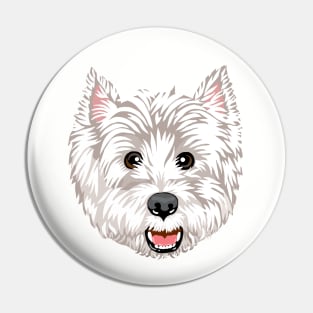 Ruby the westie  (please message me BEFORE you order to add your own name) Pin