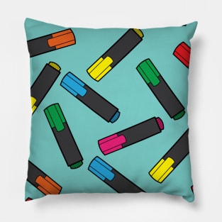 Highlighter pen pattern Pillow