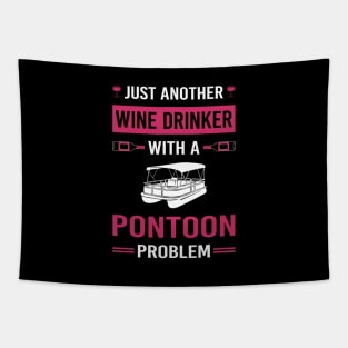 Wine Drinker Pontoon Pontooning Tapestry