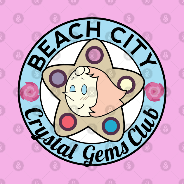 Beach City Crystal Gems Club (Pearl) by andsteven