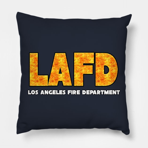 LAFD Pillow by ZombeeMunkee