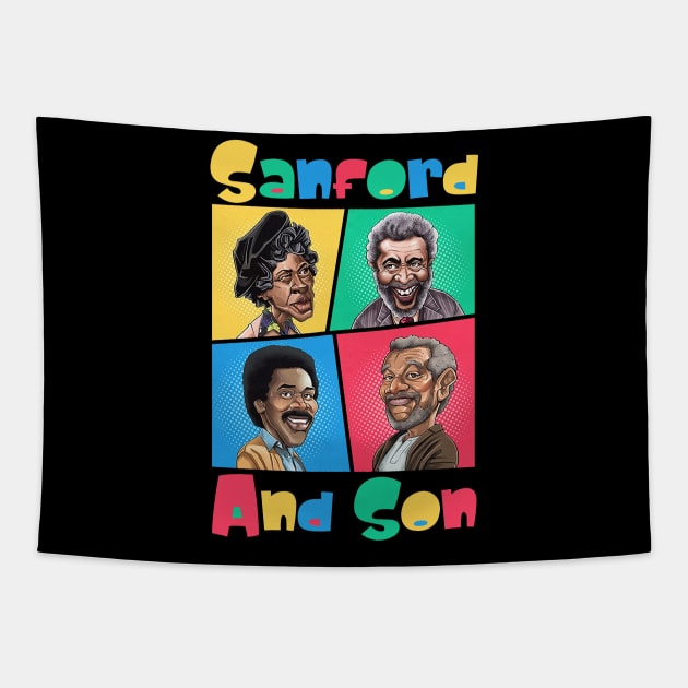 Sanford and Son Fresh designs Tapestry by Tigaduaart