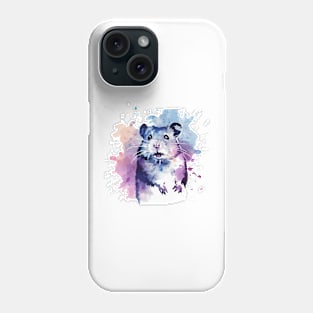 Hamster Water Color Pop Art Hamster Lover Phone Case