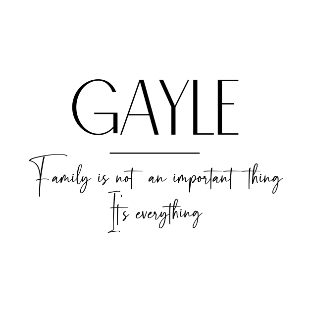 Gayle Family, Gayle Name, Gayle Middle Name by Rashmicheal