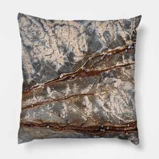 Red & Grey Volcanic Seaside Surface - Alternative Pillow