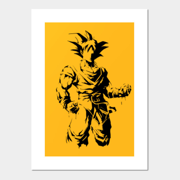 Son Goku Black And White