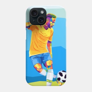 neymar jr pop art Phone Case