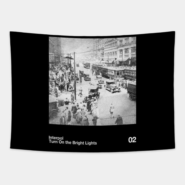 Turn On The Bright Lights || Vintage Pantone Tapestry by solutesoltey