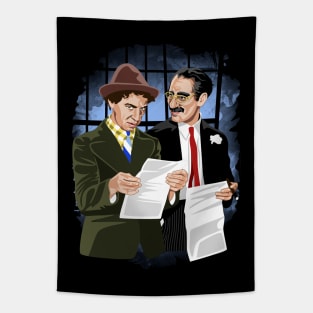 MARX BROS The sanity clause Tapestry