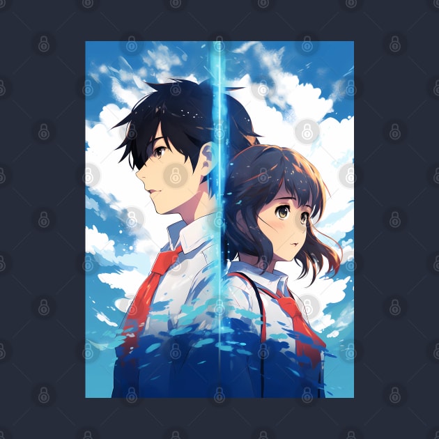 your name fanart anime graphic tee by FunartsbyM