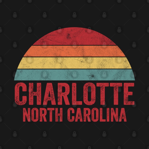 Vintage Charlotte North Carolina by ChadPill