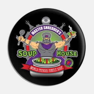 Master Shredder's Soup House Pin