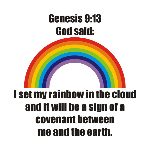 God's Rainbow - Genesis 9:13 by Flabbart