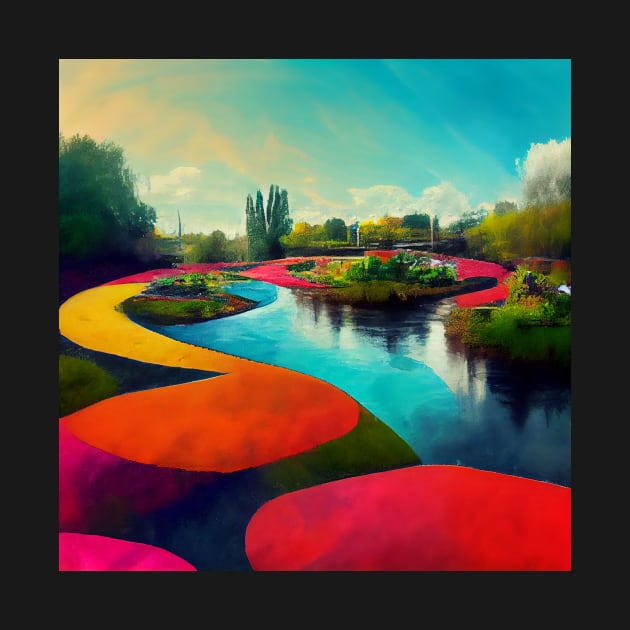 psychedelic river 03 by heartyARTworks