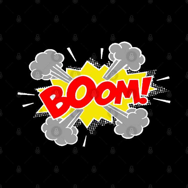 Modern BOOM Onomatopoeia Design by ArtMofid