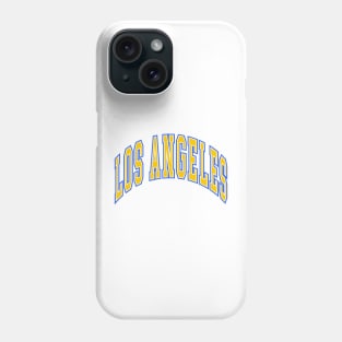 Los Angeles - Block Arch - White Gold/Blue Phone Case