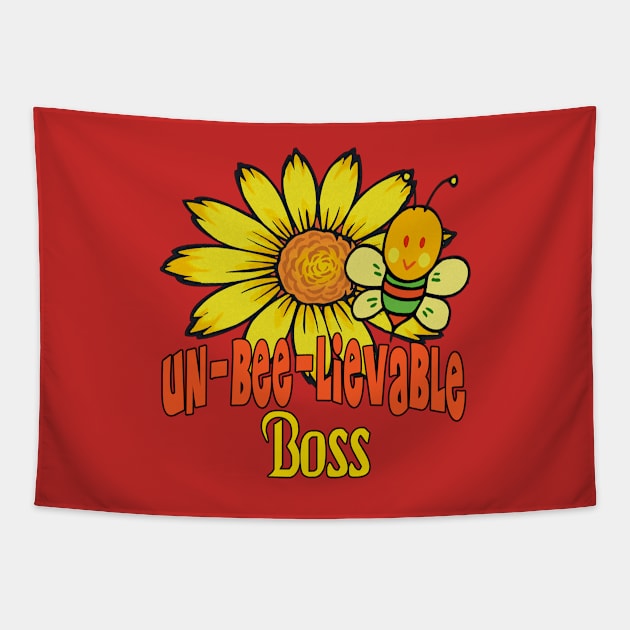 Unbelievable Boss Sunflowers and Bees Tapestry by FabulouslyFestive