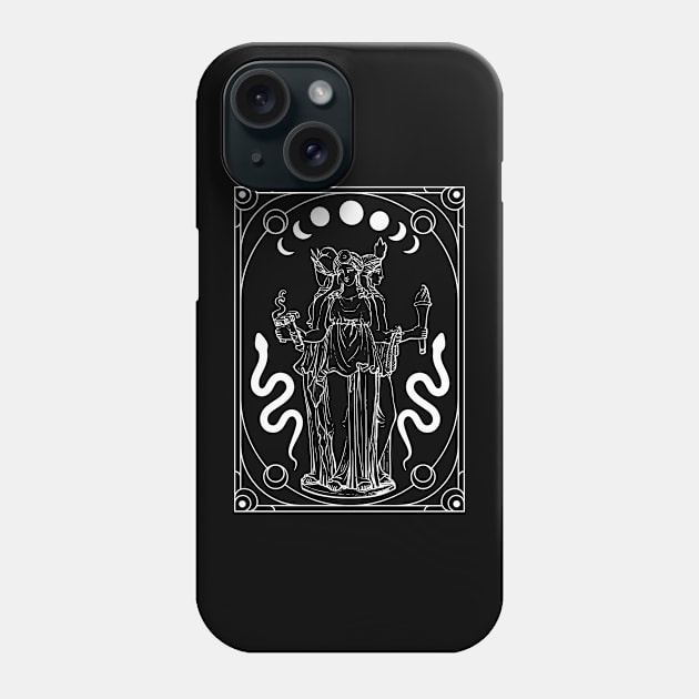 Hekate Occult Nouvea - Light Phone Case by Curio Pop Relics