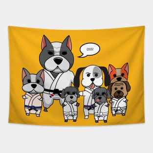 dog jitsu class pic Tapestry