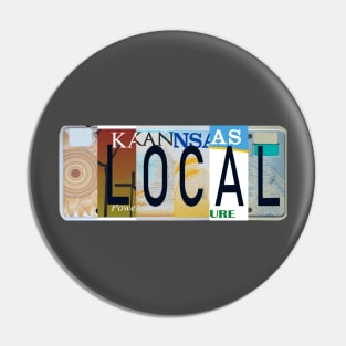 Kansas Local, License Plates Pin