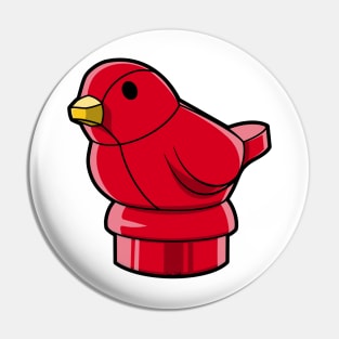 LEGO Bird (Red) Pin